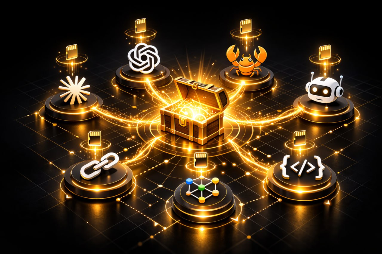 GoldHold cross-platform memory sync - one shared memory across Claude, OpenClaw, and any AI agent